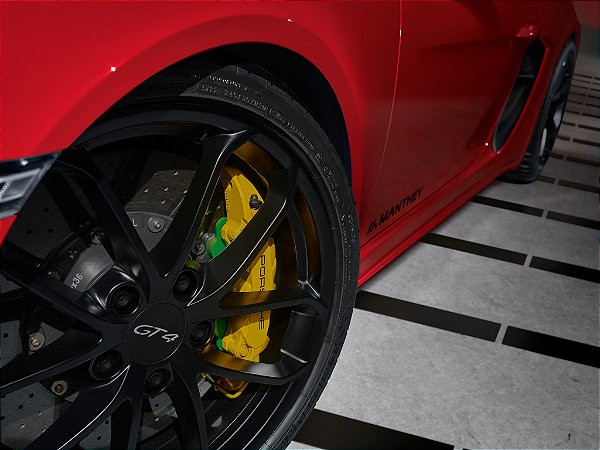 Conjunto de Pastilhas de Freio e Flexíveis Manthey Racing