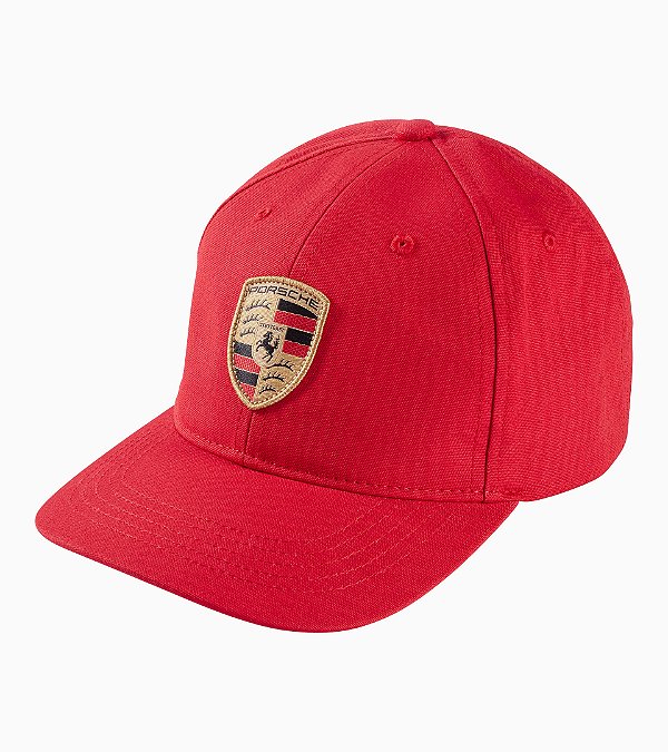Boné Infantil Vermelho Brasão Porsche