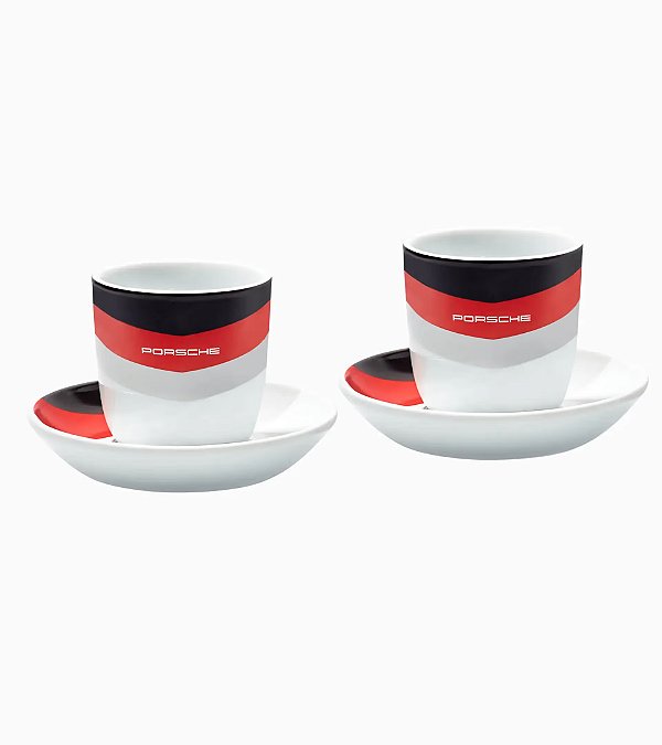 Par de Xícaras Expresso Edição Limitada – Porsche Motorsport