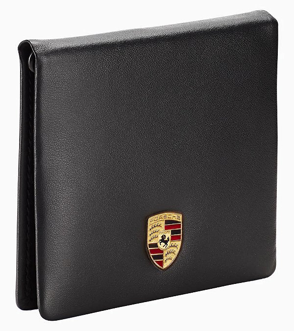 Porta-cartões em Couro com Prendedor – Porsche Essencial