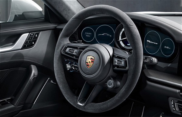 Volante Multifuncional em Alcantara - Porsche 911(992) de 2019 a 2024