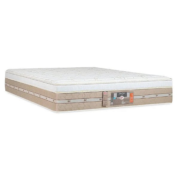 Colchão Queen Castor Molas Ensacadas Euro Pillow 32x158x198