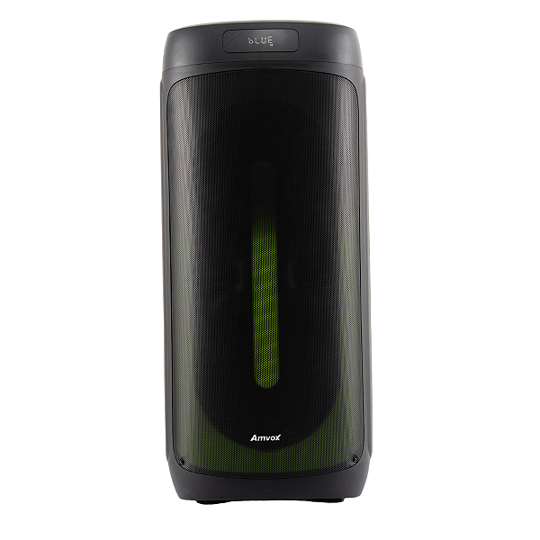 Caixa Amplificada 1600W Amvox Bivolt ACA 1601 Festa II Preta