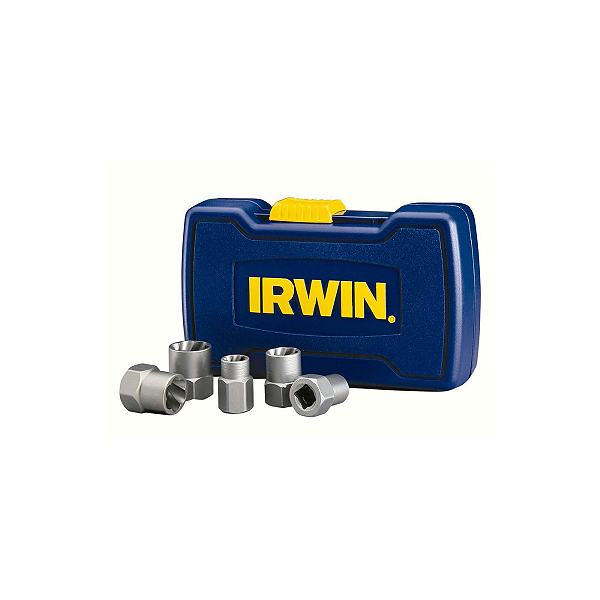 Jogo de Extrator De Parafusos E Porcas 5 Peças Irwin - 394001