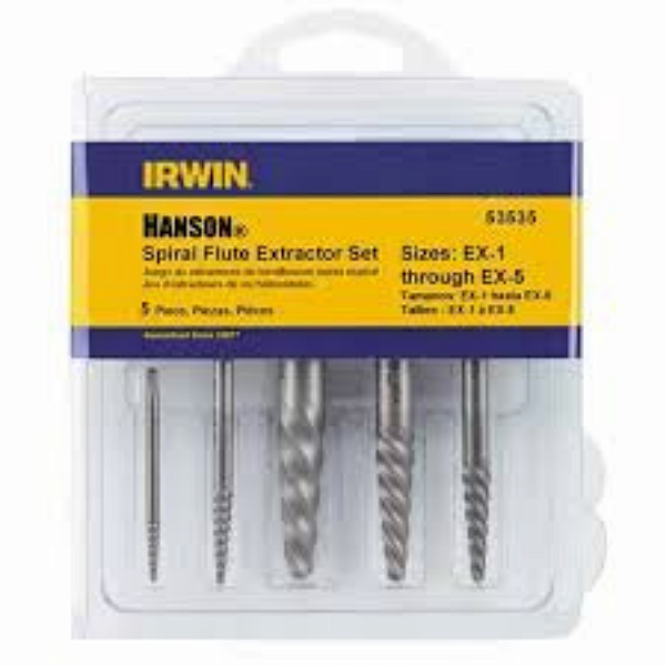Conjunto Extrator de Parafusos com 5 Peças IRWIN-53535