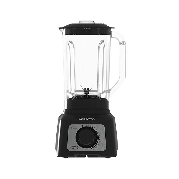 Liquidificador Agratto Turbo 15 Preto 3,2L 127V 1200W ALIQ05N-01