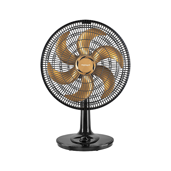 Ventilador Osc Mesa 40cm Turbo Preto/Bronze 127V Ventimais