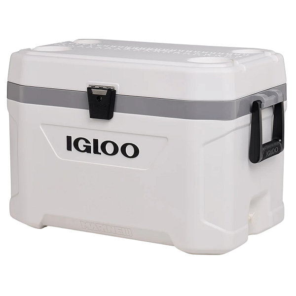 Caixa Térmica Cooler Igloo Marine Ultra 54QT 51L Thermecool Branco