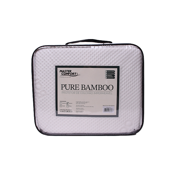 Protetor Colchão King Impermeável Silencioso Pure Bamboo – Master Comfort