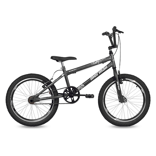 Bicicleta Mormaii Aro 20 Cross Energy 1V Masculina Grafite V-Brake