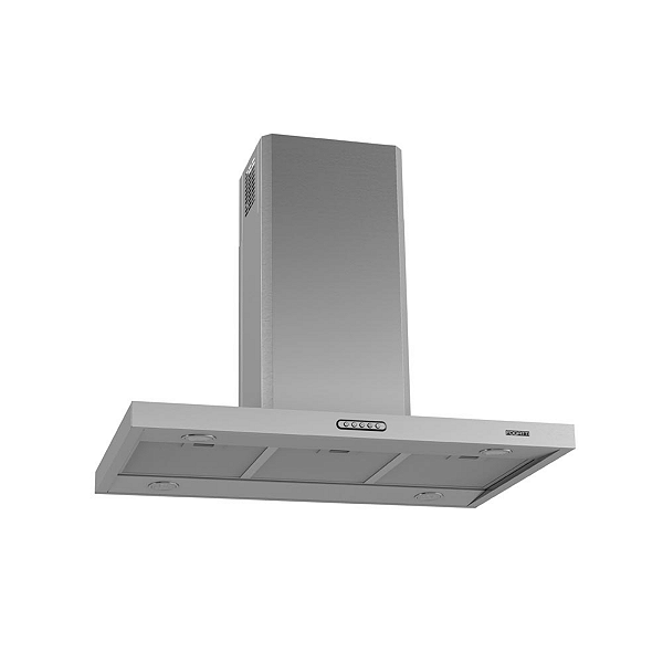 Coifa Retangular CRI Ilha 90cm Fogatti Inox com 3 Velocidades 127V