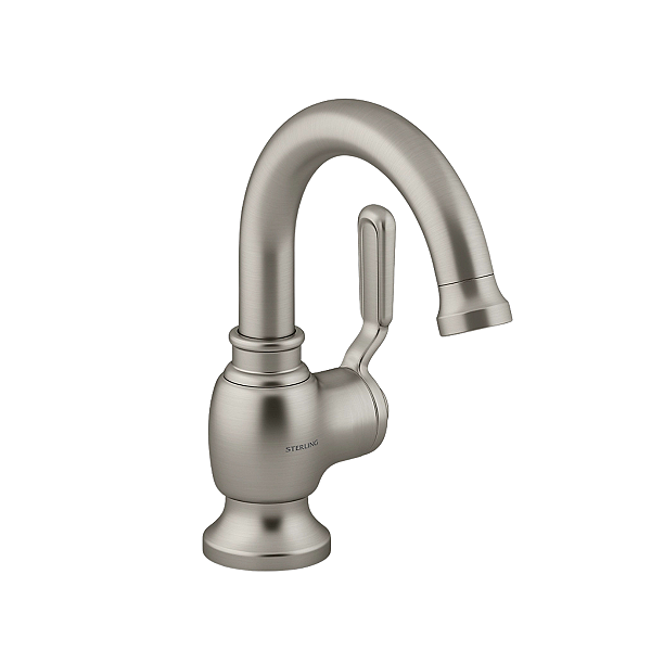 Torneira Misturador Sterling Ludington Monocomando para Lavatório 273774-4-BN Níquel Escovado Vibrante