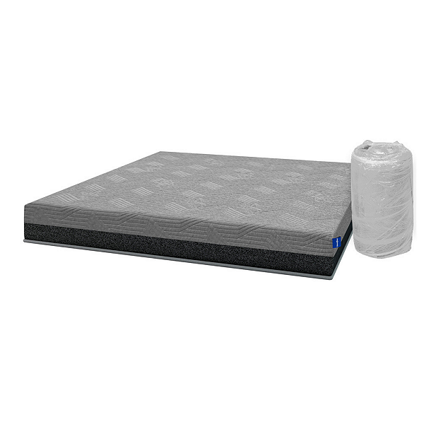 Colchão King Size Fit Visco A Vácuo Na Caixa Espuma D40 Umaflex (203x193x25)