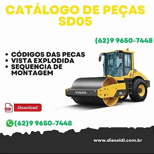 CATÁLOGO DE PEÇAS SD105 ROLO COMPACTADOR VOLVO