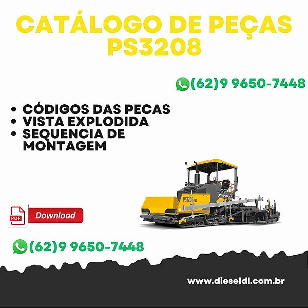 CATÁLOGO DE PEÇAS P5320B PAVIMENTADORA ASFÁLTICA  VOLVO