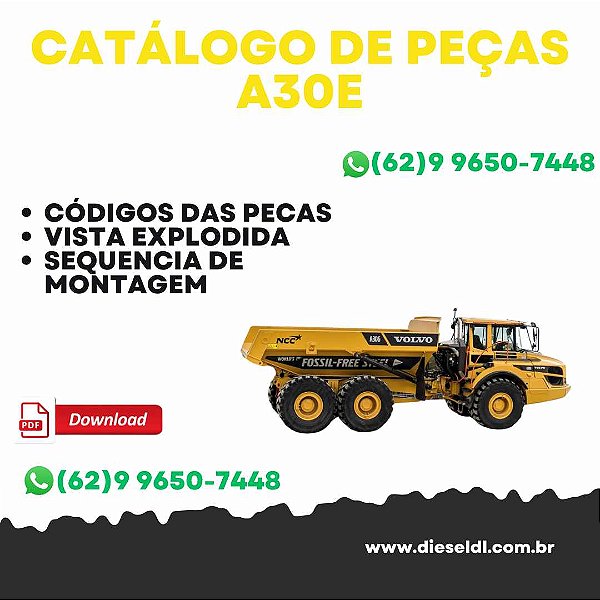 CATÁLOGO DE PEÇAS A30E CAMINHÃO ARTICULADO VOLVO
