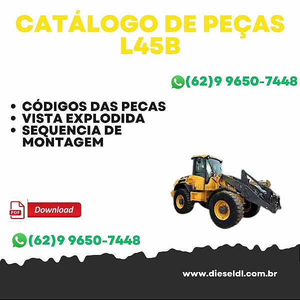 CATÁLOGO DE PEÇAS L45B CARREGADEIRA  VOLVO