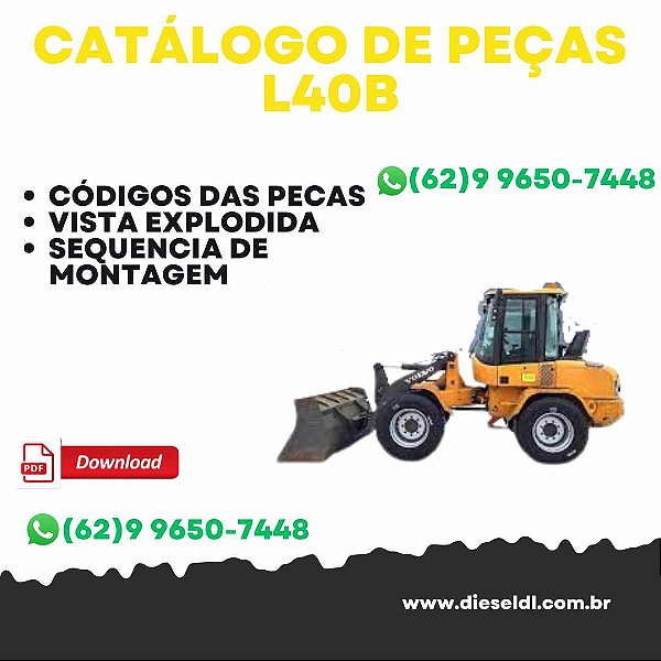 CATÁLOGO DE PEÇAS L40B CARREGADEIRA  VOLVO