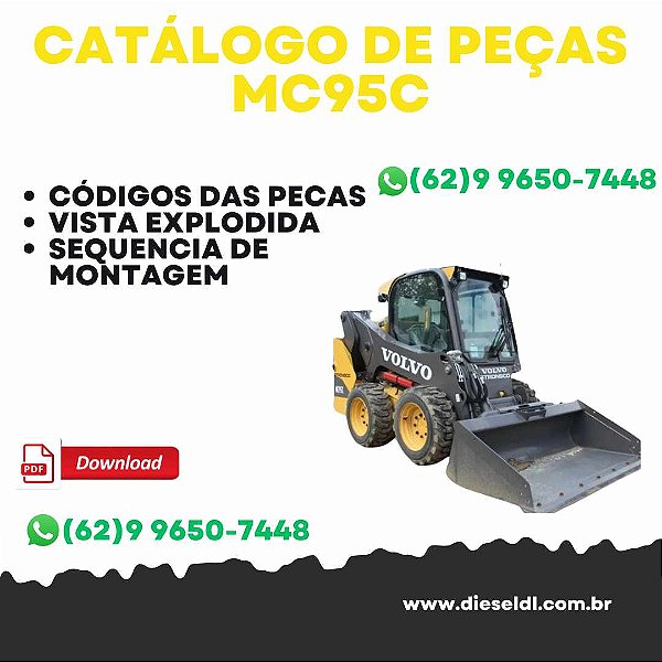 CATÁLOGO DE PEÇAS MC95C MINI CARREGADEIRA VOLVO