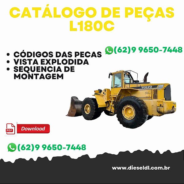 CATÁLOGO DE PEÇAS L180C CARREGADEIRA VOLVO