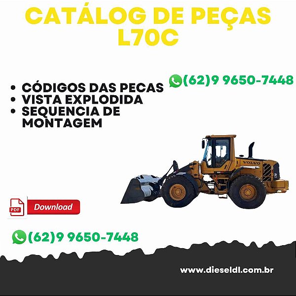 CATÁLOGO DE PEÇAS L70C CARREGADEIRA VOLVO