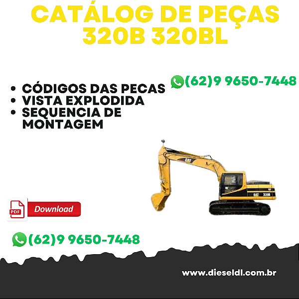 CATÁLOGO DE PEÇAS 320B 320B L ESCAVADEIRA CAT