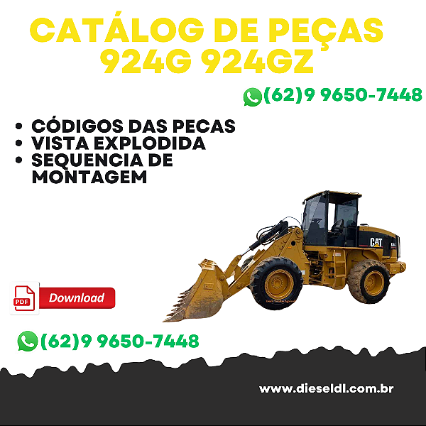 CATÁLOGO DE PEÇAS CAT 924G 924GZ CARREGADEIRA  CAT