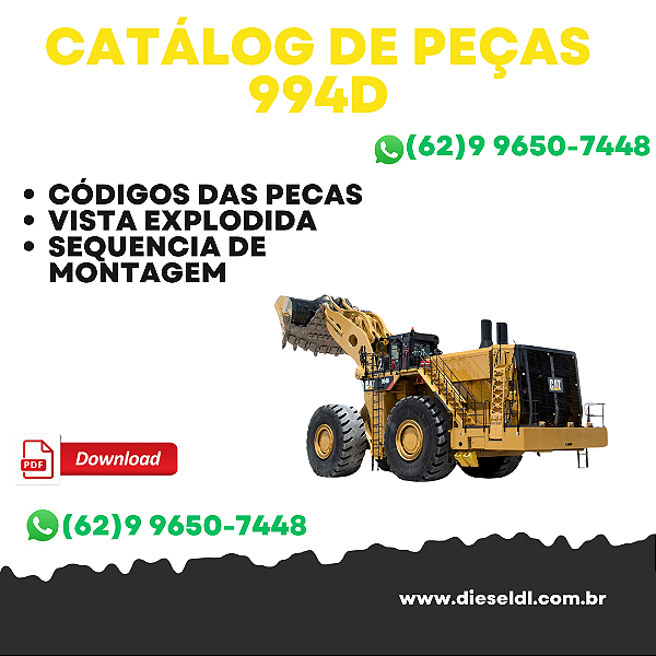 CATÁLOGO DE PEÇAS 994D CARREGADEIRA  CAT