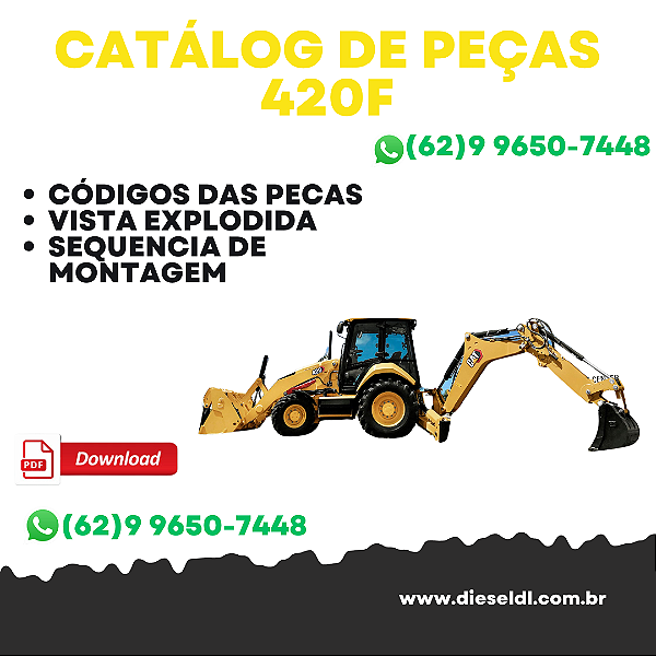 CATÁLOGO DE PEÇAS 420F RETROESCAVADEIRA  CAT