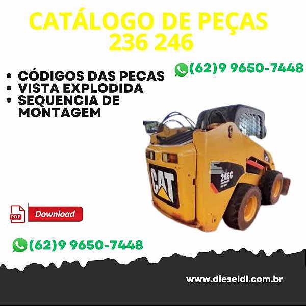 CATÁLOGO DE PEÇAS 236 246 252 262 MINI CARREGADEIRAS CAT