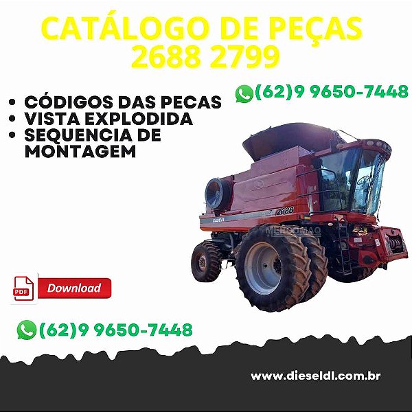 CATÁLOGO DE PEÇAS 2688 2799 COLHEITADEIRAS  CASE IH