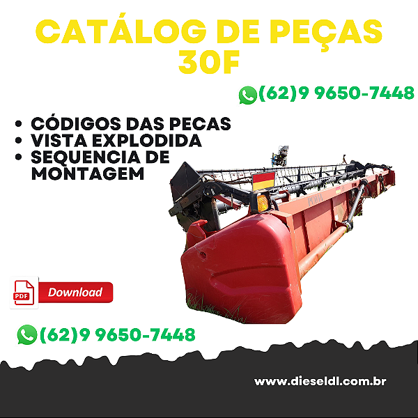 CATÁLOGO DE PEÇAS PLATAFORMA 30F  CASE IH
