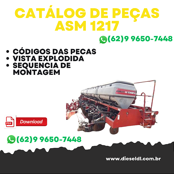 CATÁLOGO DE PEÇAS PLANTADEIRA ASM 1217 CASE IH