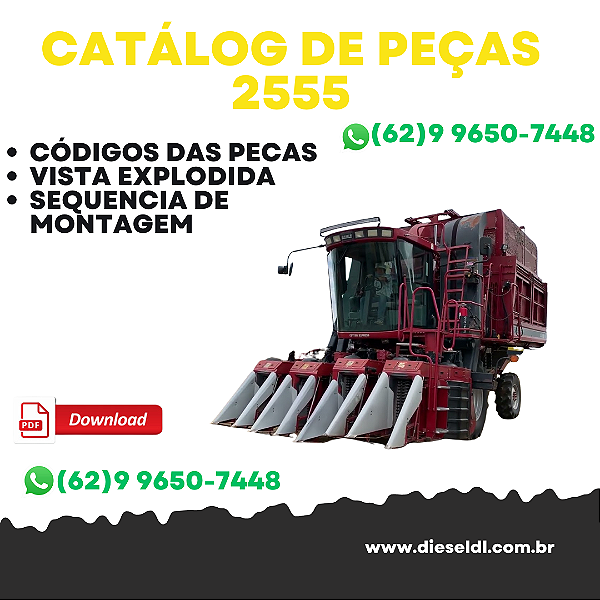 CATÁLOGO DE PEÇAS  COLHEITADEIRA COTTON EXPRESS  2555 CASE IH