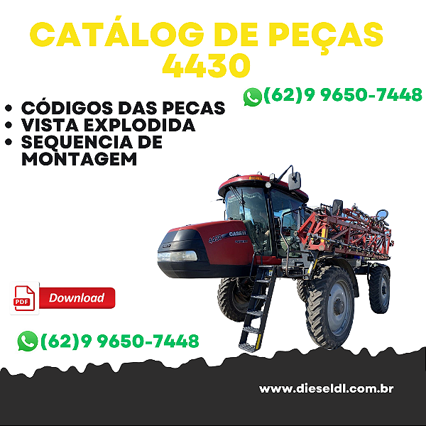 CATÁLOGO DE PEÇAS PULVERIZADOR PATRIOT 4430  CASE IH