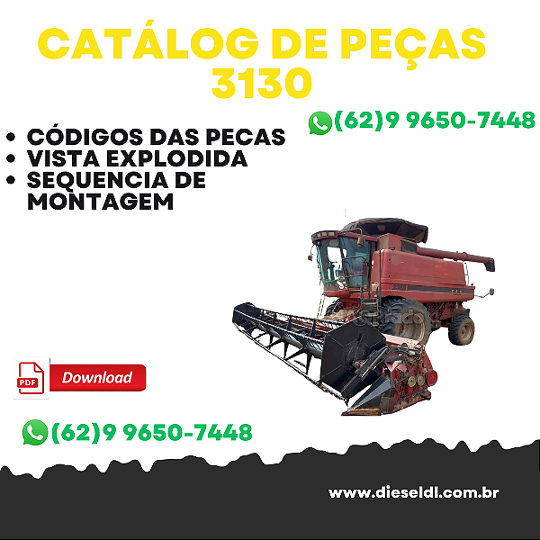 CATÁLOGO DE PEÇAS COLHEDORA 5130 6130 7130 CASE IH