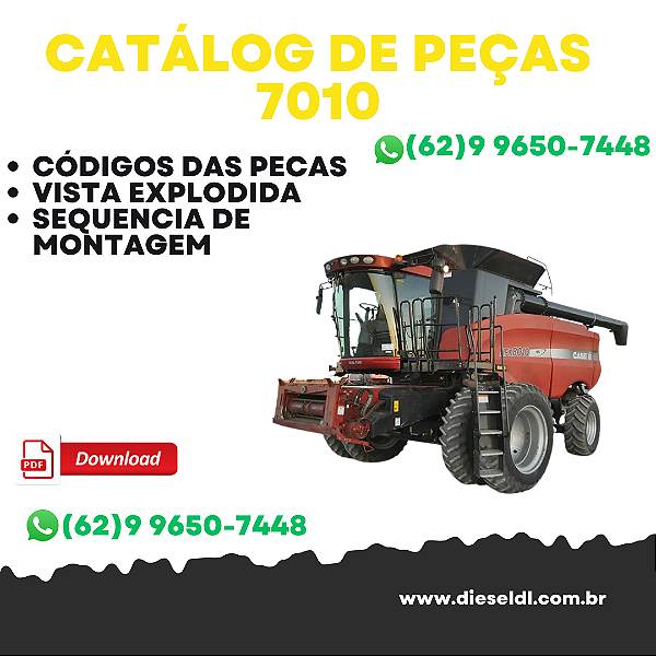 CATÁLOGO DE PEÇAS COLHEITADEIRAS  7010 8010 9010 CASE IH