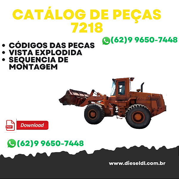 CATÁLOGO DE PEÇAS CARREGADEIRA 721B  CASE