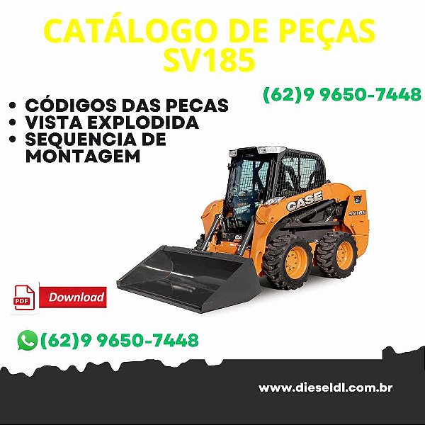 CATÁLOGO DE PEÇAS  MINI CARREGADEIRA SV185  CASE