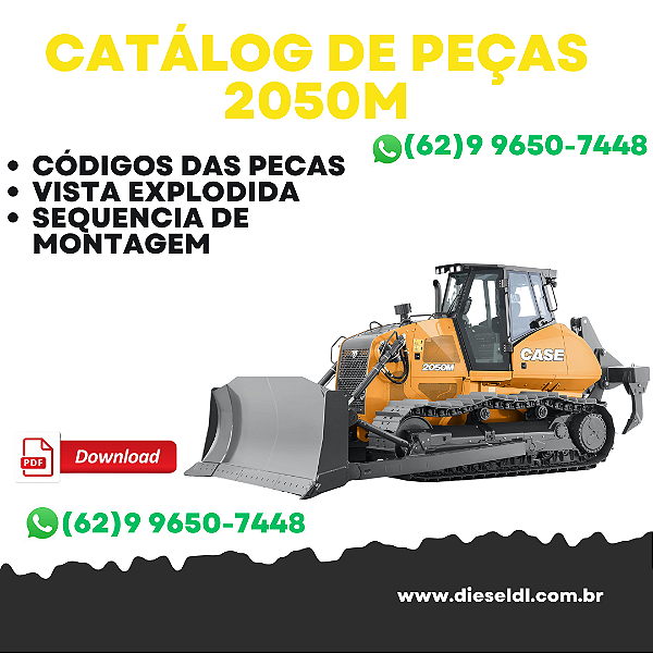CATÁLOGO DE PEÇAS TRATOR ESTEIRA  2050M  CASE
