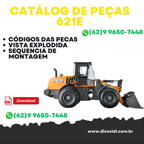 CATÁLOGO DE PEÇAS CARREGADEIRA 621E  CASE
