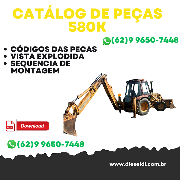 CATÁLOGO DE PEÇAS  RETROESCAVADEIRA 580K CASE