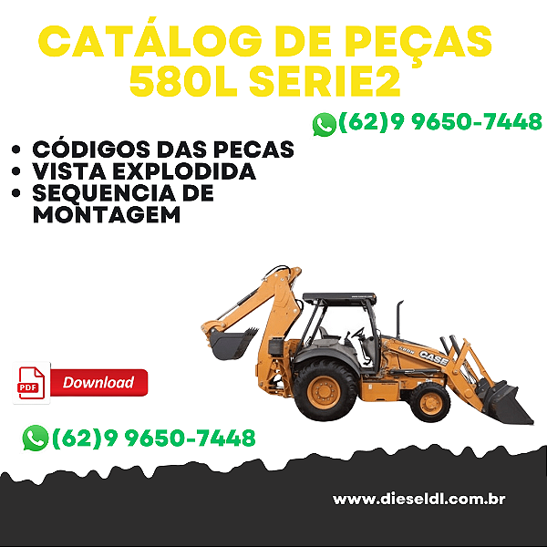 CATÁLOGO DE PEÇAS RETROESCAVADEIRA  580L SERIE 2 CASE