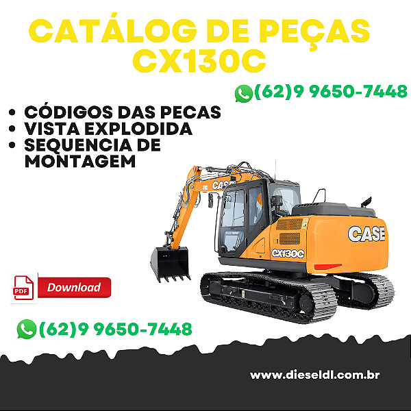 CATÁLOGO DE PEÇAS ESCAVADEIRA  CX130C CASE