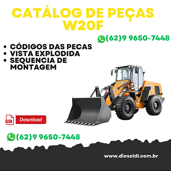 CATÁLOGO DE PEÇAS CARREGADEIRA W20F  CASE