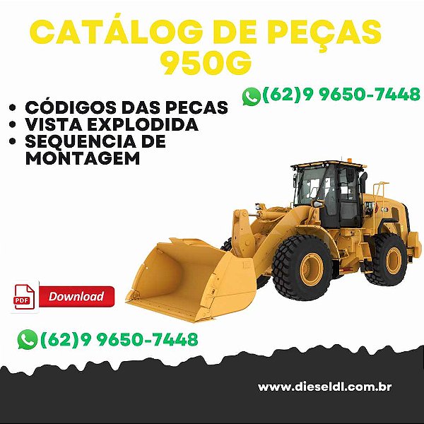 CATÁLOGO DE PEÇAS CARREGADEIRA  950G CAT