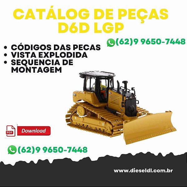 CATÁLOGO DE PEÇAS D6D LGP TRATOR ESTEIRAS  CAT