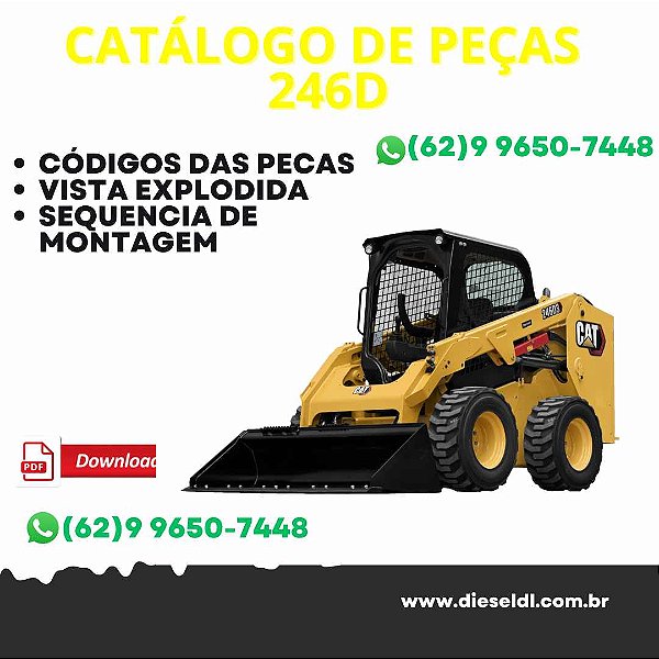 CATÁLOGO DE PEÇAS 246D MINI CARREGADEIRA  CAT
