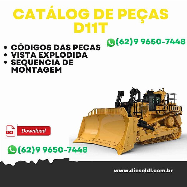 CATÁLOGO DE PEÇAS D11T TRATOR ESTEIRAS  CAT