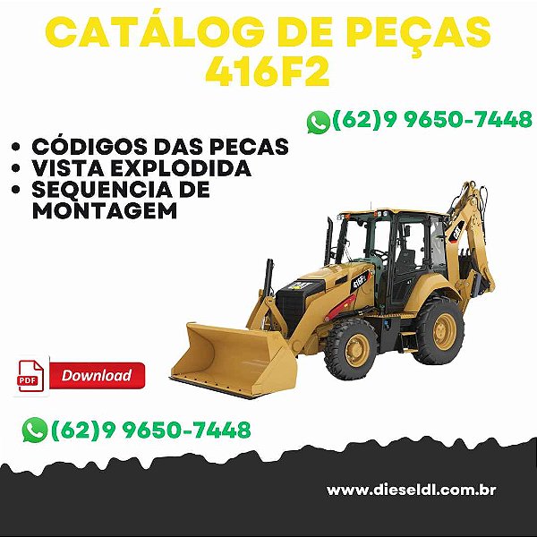 CATALOGO DE PEÇAS  RETROESCAVADEIRA 416F2  CAT